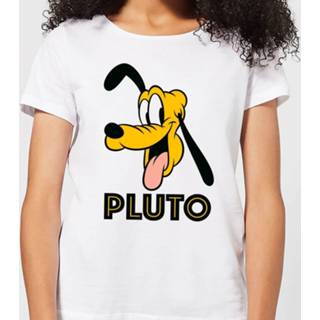 👉 Disney Pluto Dames T-shirt - Wit - S - Wit