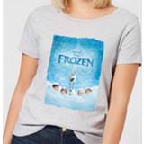 👉 Poster vrouwen grijs s Frozen Snow Dames T-shirt -