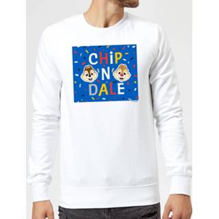 👉 Disney Chip N' Dale Sweatshirt - White - 5XL - Wit