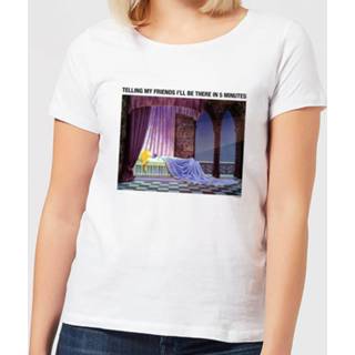 👉 Disney Sleeping Beauty I'll Be There In Five Women's T-Shirt - White - 5XL - Wit