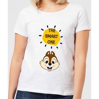 👉 Disney Chip 'N' Dale The Smart One Women's T-Shirt - White - 5XL - Wit