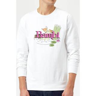 👉 Disney Bambi Kiss Sweatshirt - White - 5XL - Wit