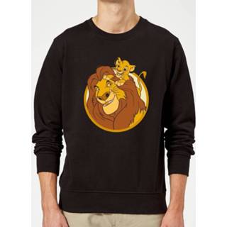 👉 Disney Mufasa & Simba Sweatshirt - Black - L - Zwart