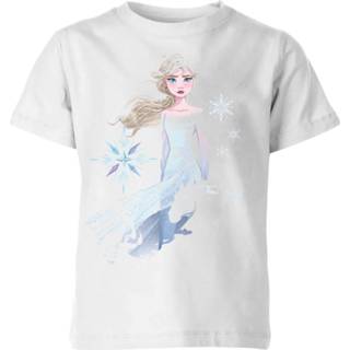 Frozen 2 Nokk Sihouette Kids' T-Shirt - White - 11-12 Years - Wit