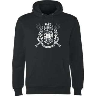 👉 Hoodie zwart s male Harry Potter Hogwarts House Crest - 5056281136612