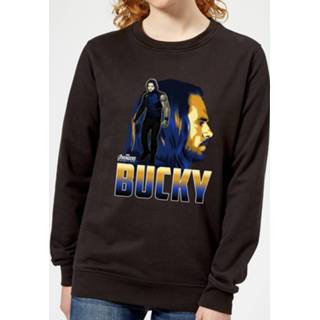 👉 Avengers Bucky Dames Trui - Zwart - XS - Zwart