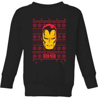 👉 Zwart unisex XS kinderen Captain Marvel Neon Goose kindertrui - 98/104 (3-4 jaar) 5059478755009