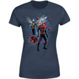 👉 Shirt vrouwen s Navy Blauw Ant-Man and the Wasp Particle Pose Dames T-shirt - 5059478182324