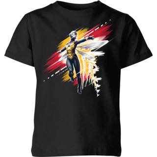 👉 Ant-Man and the Wasp Brushed Kinder T-shirt - Zwart - 11-12 Years - Zwart