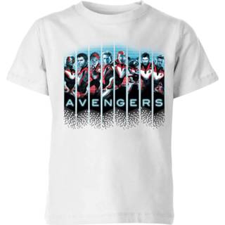 👉 Avengers: Endgame Character Split kinder t-shirt - Wit - 11-12 Years - Wit