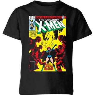 👉 X-Men Dark Phoenix The Black Queen Kids' T-Shirt - Black - 11-12 Years - Zwart