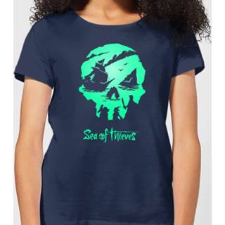 👉 Sea Of Thieves 2nd Anniversary Logo Women's T-Shirt - Navy - XXL - Navy blauw