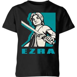 👉 Shirt zwart unisex XL kinderen Star Wars Rebels Ezra Kids' T-Shirt - Black 146/152 (11-12 jaar) 5059478301152