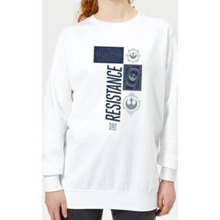 👉 Trui wit s vrouwen Star Wars The Resistance Dames - 5056253858450