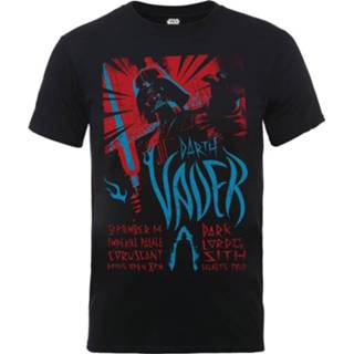 👉 Poster s male zwart Star Wars Darth Vader Rock T-shirt - 5056185796042