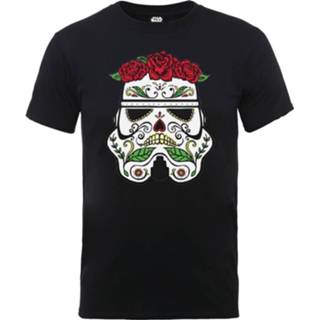 👉 Shirt l male zwart Star Wars Day Of The Dead Stormtrooper T-shirt - 5056185796462