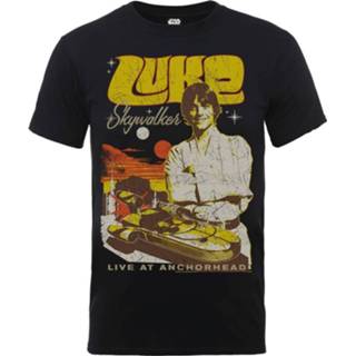 👉 Poster s zwart male Star Wars Luke Skywalker Rock T-shirt - 5056185797148