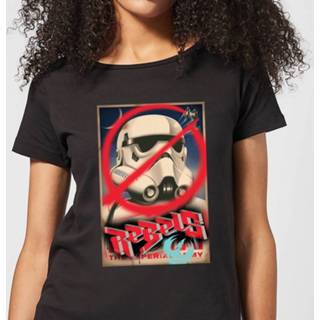 👉 Poster m vrouwen zwart Star Wars Rebels Women's T-Shirt - Black
