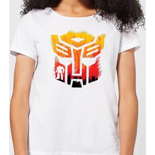 👉 Transformers Autobot Symbol Women's T-Shirt - White - 5XL - Wit