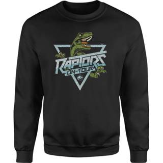 👉 Jurassic Park Raptors On Tour Stroke Sweatshirt - Zwart - 5XL