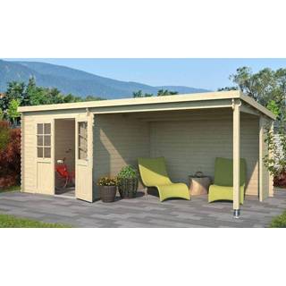 👉 Tuin huisje Outdoor Life Products | Tuinhuis met Overkapping Sunniva 570 x 275 8711471581517