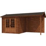 👉 Tuinhuisje Fonteyn | Tuinhuis Module Zadeldak 700 8718734578376