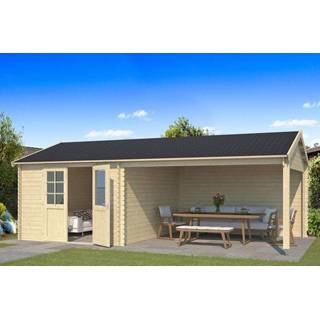 👉 Tuin huisje Outdoor Life Products | Tuinhuis met Overkapping Octavio 681 x 380 8711471104983