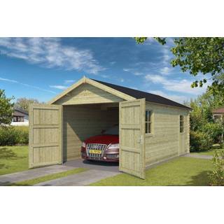 👉 Olijfgroen groen Outdoor Life Products | Garage Yarik 380 x 540 Geïmpregneerd 8711471200937