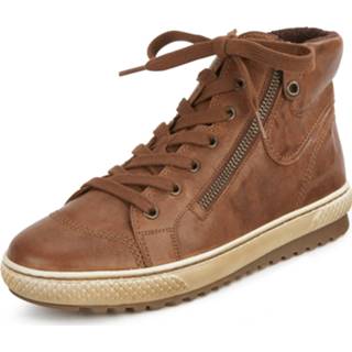 👉 Sneakers schaaps­nappaleer rubberzool Gabor bruin