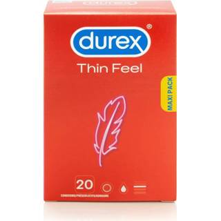 👉 Transparant Natuurlijk Rubber Latex glad Durex Feel Thin Maxi Pack 5038483363249