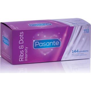 👉 Condoom One Size transparant Pasante Ribs & Dots Intensity condooms 144 stuks 5060150681097