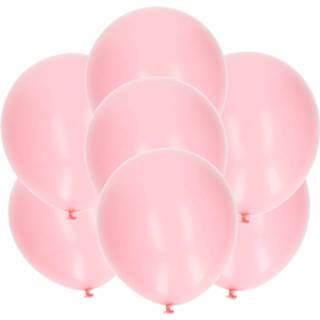 👉 Ballon roze Lichtroze party ballonnen 15x stuks