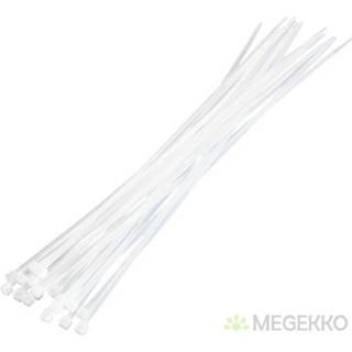 👉 Kabelbinder transparant nylon LogiLink KAB0040 100 stuk(s) 4052792030570
