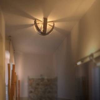 👉 Vergulde wand- en plafondlamp Ecliptika 40 cm
