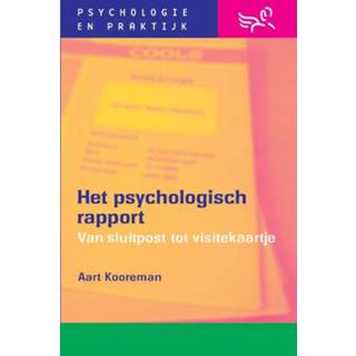 👉 Het psychologisch rapport 9789026517792