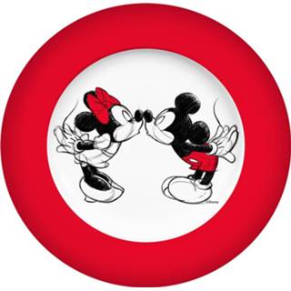 👉 Bord unisex Fan Merchandise Mickey meerkleurig & Minnie Mouse - Kiss Sketch 4051112143167