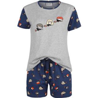 👉 Pyjama blauw grijs vrouwen m Harry Potter - Chibi Quidditch 4044583816524