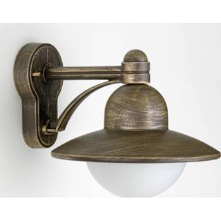 👉 Buiten wandlamp messing drukgegoten aluminium bruin-messing a++ bruin Buitenwandlamp Carla in bruin/messing