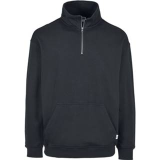 👉 Sweatshirt zwart mannen m Urban Classics - Organic Basic Troyer Sweatshirts 4053838783542