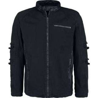 👉 Biker jacket zwart mannen m Forplay - Destroyed Bikerjas 4064854153622