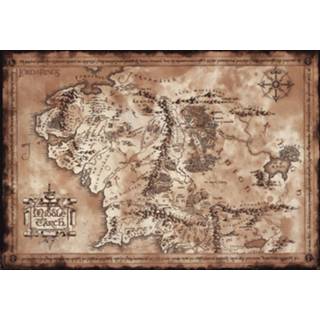 👉 Poster unisex Hoofdmateriaa Papier meerkleurig The Lord Of Rings - Middle Earth 3760116327060