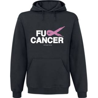 👉 Trui zwart m mannen Fuck Cancer by Myriam von - met capuchon 4064854244450