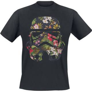 👉 Shirt zwart mannen m Star Wars - Floral Storm Trooper T-shirt 8596488000530