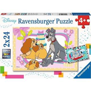 👉 Puzzel disney kinderpuzzels De schattigste Puppies (2 x 24 stukjes) 4005556050871