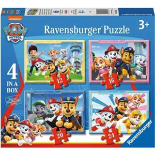 👉 Puzzel Paw Patrol kinderpuzzels (4 in 1) 4005556030651