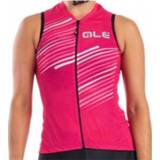 👉 Alé - Women's Flash Sleeveless Jersey - Fietshemd maat 3XL, roze