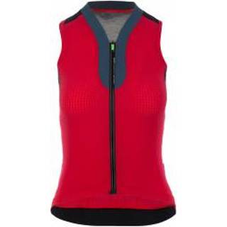 👉 Q36.5 - Women's Jersey sleeveless L1 Pinstripe - Fietshemd maat L, rood/roze