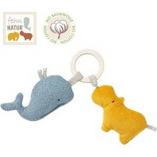 👉 Stuks rammelaars Fehn NATUR - Grasping ring hippo & whale 4001998056082