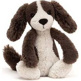 👉 Klein stuks Jellycat Bashful - Fudge Puppy 18cm 670983124569