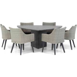 👉 Tuinset New Grey dining sets grijs-antraciet Garden Collections Milton/Graniet 170 cm triangel 7-delig 7423605646658